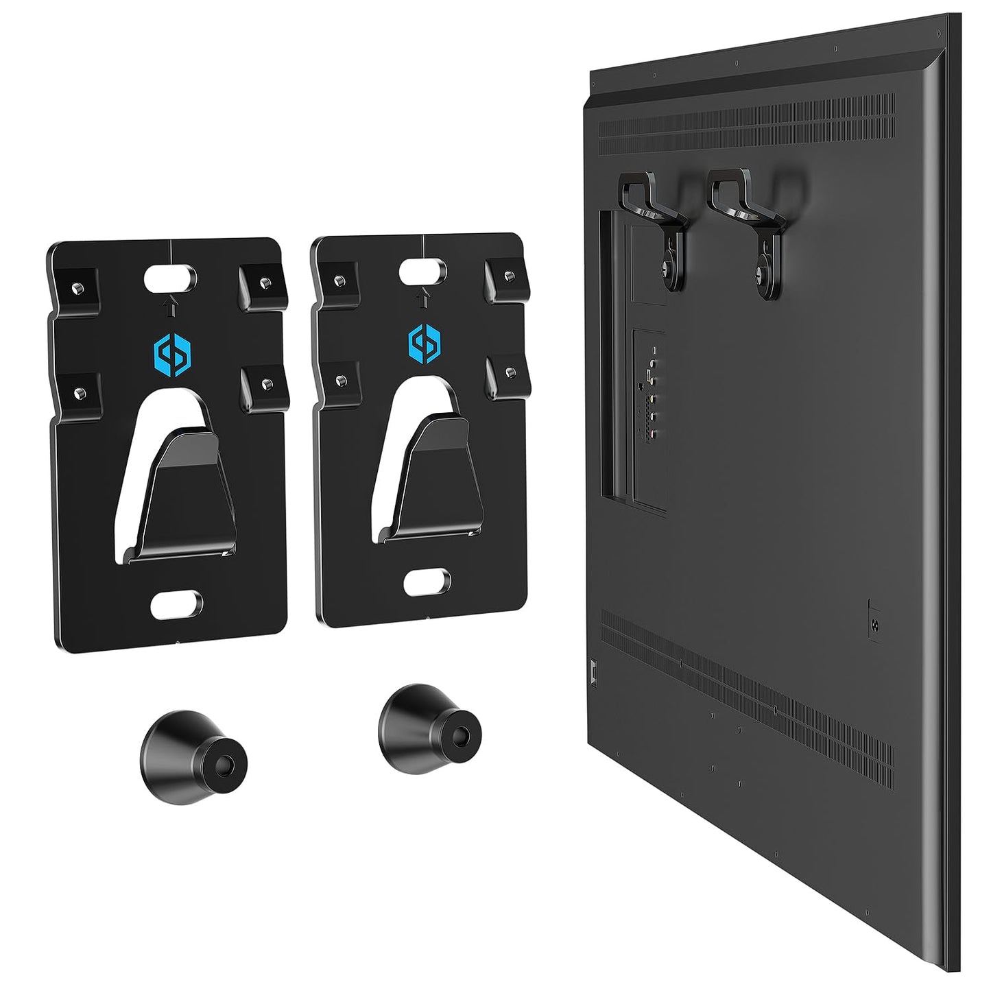 Supcline Ultra Slim TV Wall Mount for 42 to 100 inch Flat & Frame TVs Only, 0.31” Low Profile Flat to Wall TV Mount, Micro Gap Wall Mount tv Bracket, Hold up to 176 lbs, Blends in Any Interior