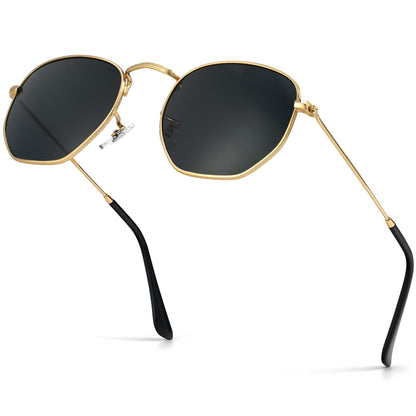 Ab3 Gold/Grey (Glass Len|non Polarized|hexagonal)52 Millimeters