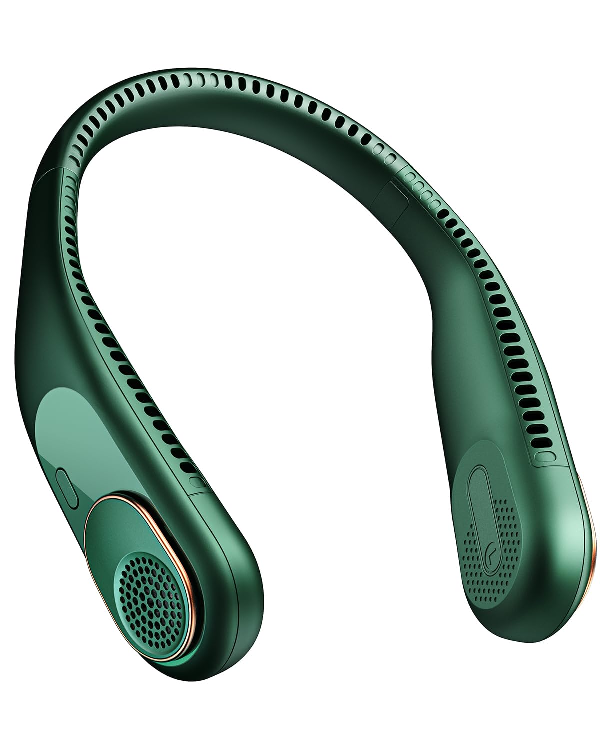 SWEETFULL Portable Neck Fan: 5200mAh Bladeless Personal Fan | 4 Speeds, 20H Max Runtime, No Hair Twist Quiet Wearable Fan for Travel | Birthday Gifts for Men Women Mom Dad