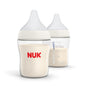 NUK Perfect Match Glass Natural + Anti-Colic Bottle, 8 oz. Glass Baby Bottles with SafeTemp Temperature Indicator, Newborn Essentials, 3-Pack