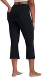 SmallBootcut-CapriCapri Bootcut-solid Black