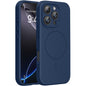 Miracase Magnetic for iPhone 17 Pro Case, Compatible with MagSafe, Integrated Silicone Camera Control Cover, 3.0mm Thicken Shockproof Drop Protection Phone Case for 17 Pro,Dark Blue