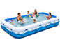Extra Large Inflatable Pool for Adults & Kids, Family Size Blow Up Pool 165" x 76" x 22", Thickened PVC Swimming Pool with Electric Pump for Backyard Parties, Summer Fun & Outdoor Play