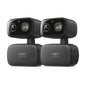 Tapo 2K Indoor Pan/Tilt Wired Security Camera - Works as a Baby Monitor & Pet Camera, Motion Detection, 2-Way Audio, Siren, Night Vision, Subscription-Free Local Storage or Optional Cloud, Black, C211