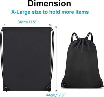 2 STK. Sportbeutel im Großpack, Turnbeutel für Herren Damen, Rucksack mit Zugband für Fitnessstudio, Sport, Reisen