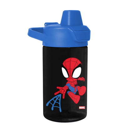Simple Modern Peppa Pig Kids Tritan Plastic Summit Water Bottle | 12 oz BPA-Free Cup with Covered Leak Proof Straw Lid for Girls, Toddlers | Bubbles