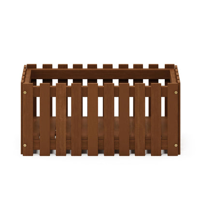 Furinno FG17478 Tioman Outdoor Patio Furniture Hardwood Potting Bench, Natural