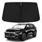 KUST Windshield Sun Shade for 2017-2026 Tesla Model Y/Model 3 Sunshade Accessories (Fit 2025-2026 Model Y Juniper / 2024 Model 3 Highland) Upgraded Foldable Sunshade, Blocks UV Rays Keep Car Cool