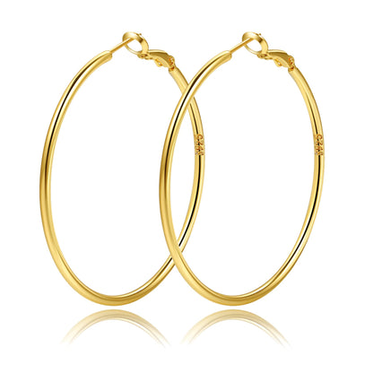 Gold,40mm hoops