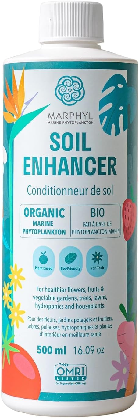 MARPHYL All-Purpose Plant Food – Organic Nutrient-Rich Fertilizer & Soil Enhancer for Indoor & Outdoor Flowers, Vegetables, Succulents, Bamboo & Hydroponics