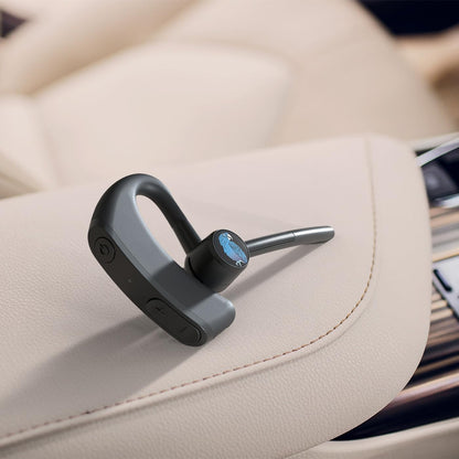 BlueParrott M500‑XT Mono Bluetooth Headset, 93% Noise‑Cancelling AI‑Powered Dual‑Mic, Open‑Ear Design for Rideshare & Delivery Drivers, IP54‑Rated, 11 Hours Talk Time, Black