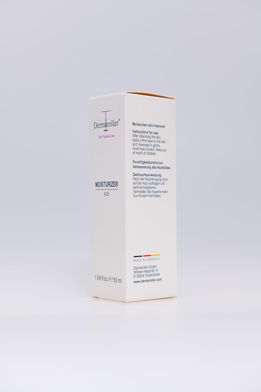 Dermaroller New Natural Line Moisturizer Ace Cream for Unisex 50 ml