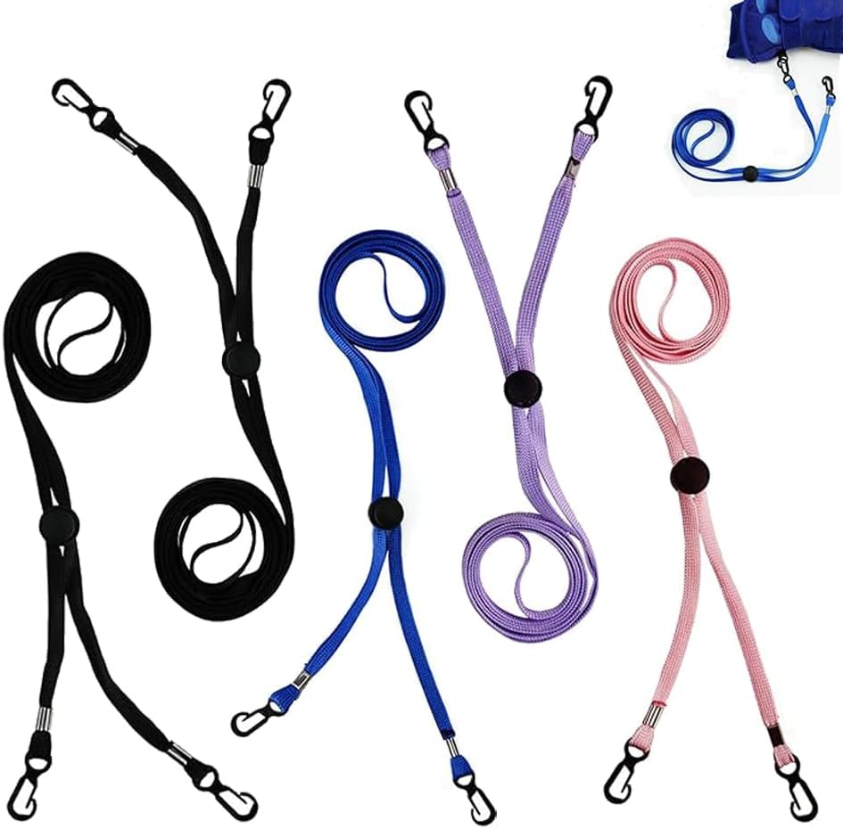 Mitt Clips for Kids, 180cm Adjustable Kids Winter Gloves Anti-Lost Gloves Lanyard, Hat Neck Lanyard String, Snow Gloves Clip Suitable for Adults and Childr