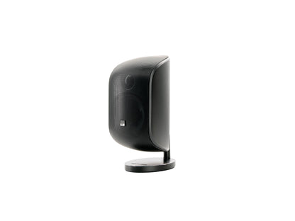 Bowers and Wilkins M-1 Satellite Speaker (1 Count) 4" Glass Fiber Midrange, 1" Aluminum Dome Tweeter, Use as Home Stereo Speakers or Center Channel in Your Surround Sound System, Matte Black (Single)