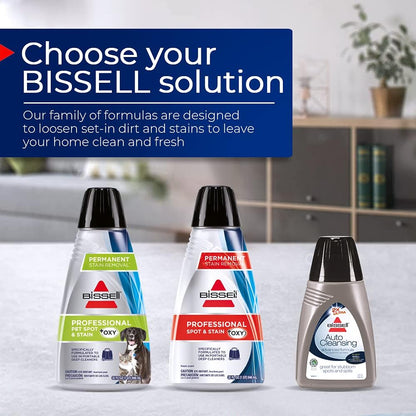 BISSELL – Tragbarer Teppichreiniger – Little Green Teppich- und Polstermaschine – 1,4 l Fassungsvermögen mit Fleckenbürste und selbstreinigendem Hydro-Rinse-Werkzeug für den Einsatz zu Hause und im Auto