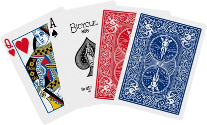 Bicycle Standard Playing Cards, Standard Poker Size Deck of Cards, Red & Blue (2 Pack), Classic Cards for Poker, Blackjack, Family Game Night & Card Games, Fun for All Ages