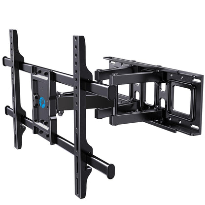 Pipishell TV Wall Mount for 26-74 inch LED LCD OLED 4K TVs up to 99lbs, Full Motion TV Mount Bracket Articulating Swivel Extension Tilting Leveling Max VESA 400x400mm, Fits 12/16 Inch Wood Studs