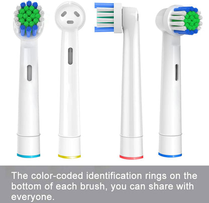 Ersatz-Zahnbürstenköpfe kompatibel mit Oral B Braun, 20 Stück professionelle elektrische Zahnbürstenköpfe Ersatzköpfe für Oral B Nachfüllpackung Pro 500/1000/1500/3000/3757/5000/7000/7500/8000