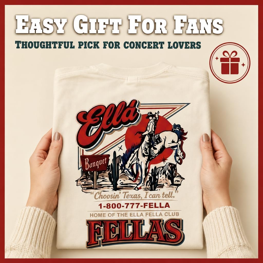 Ella Fella Shirt for Men Women – A Vintage Western Tee That's the Real Deal