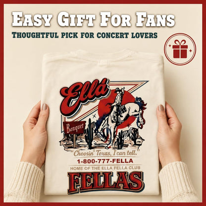 Ella Fella Shirt for Men Women – A Vintage Western Tee That's the Real Deal
