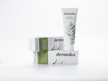Dermaka Arnica Skin Care Cream (4 oz) – Moisturizing Botanical Cream with Arnica Montana, Bromelain, Vitamin A & E – Gentle Hydrating Cream for Face & Body, Sensitive Skin Friendly