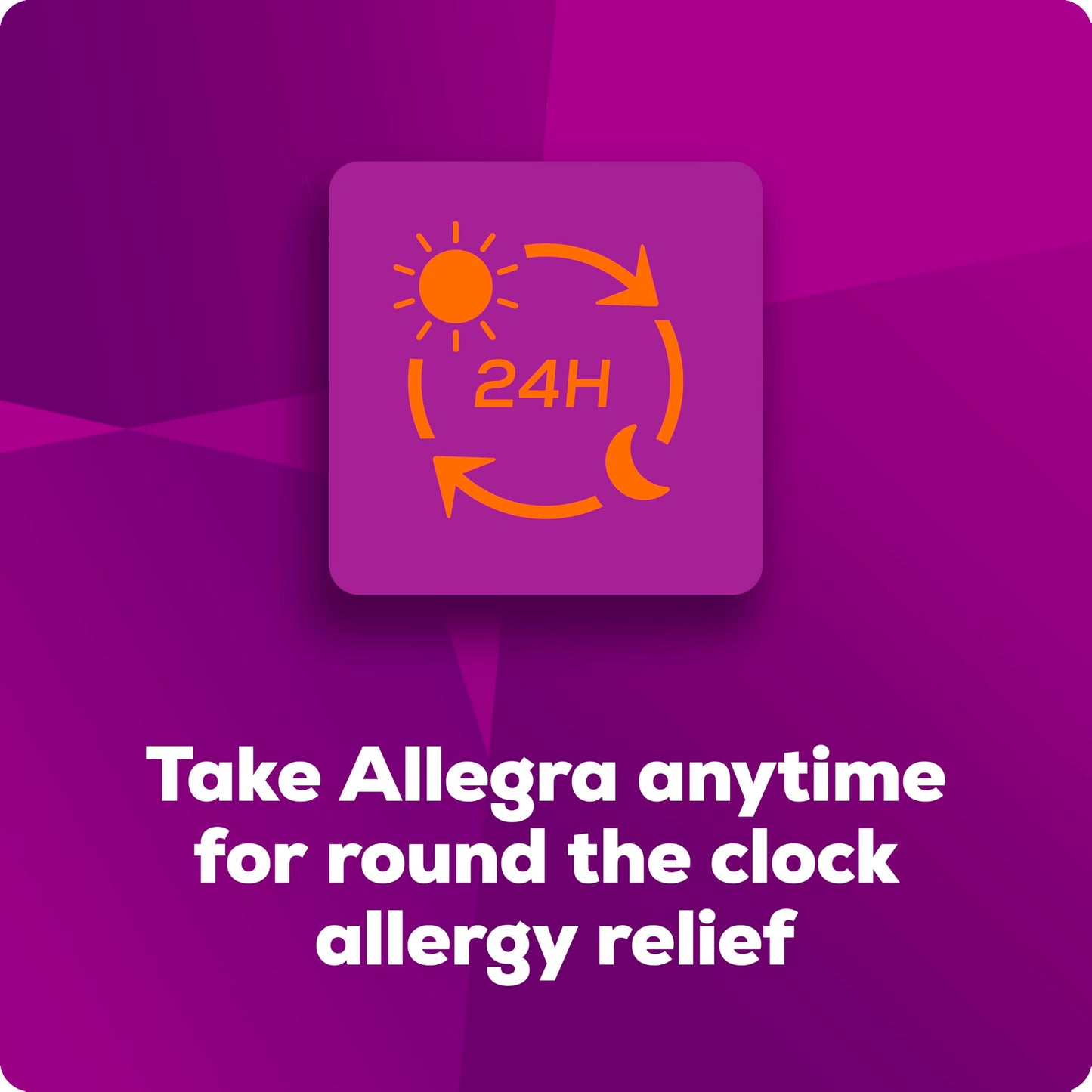 Allegra Adult 24-Hour Allergy Relief Tablets, Non-Drowsy Indoor and Outdoor Allergy Medicine, 180 mg Fexofenadine HCI Antihistamine Pill, 45-Count,(Pack of 2)