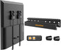 Perlegear Heavy Duty Fixed TV Wall Mount for 42"-115" TVs up to 225 lbs, Low Profile TV Mount Fits 16", 24", 32" Studs, One-Piece Bracket with Magnetic Pull Tabs, Max VESA 800x600mm
