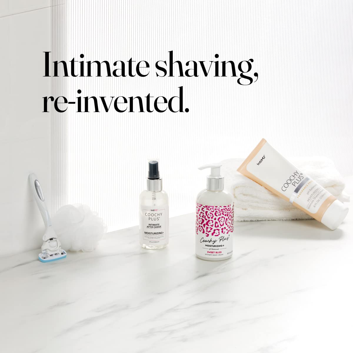 IntiMD COOCHY Intimate After Shave Protection Moisturizer Plus By : Delicate Soothing Mist For The Pubic Area & Armpits – Antioxidant Formula For Razor Burns, Itchiness & Ingrown Hairs