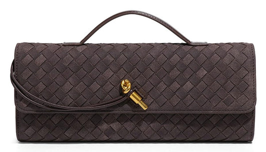 Upbull Trendy Woven Evening Clutch Purses Women Underarm Shoulder Handbag Cute Satchels Crossbody Purse PU Leather Wallet