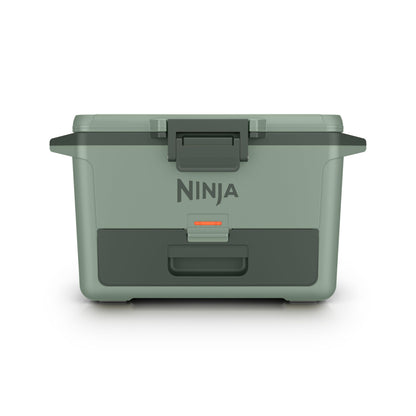 Ninja FrostVault 50qt Hard Cooler with Dry Zone | Integrated Fridge-Temp Dry Storage Drawer | Premium Heavy-Duty Insulated Cooler | Keeps Ice Cold for Days | Spanish Moss | FB151GN1