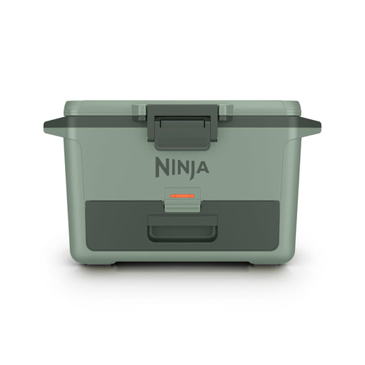 Ninja FrostVault 50qt Hard Cooler with Dry Zone | Integrated Fridge-Temp Dry Storage Drawer | Premium Heavy-Duty Insulated Cooler | Keeps Ice Cold for Days | Spanish Moss | FB151GN1