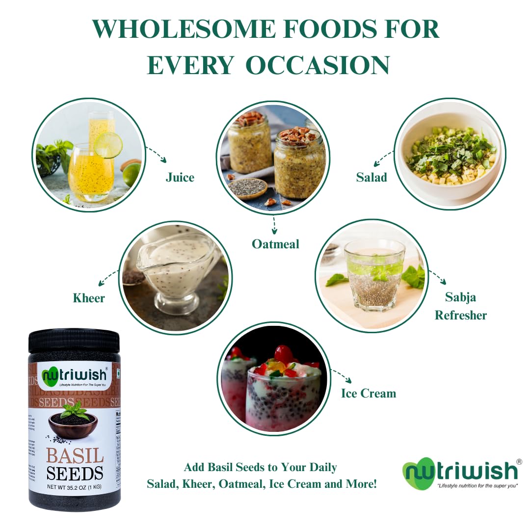 Nutriwish Halim Samen (Aliv/Gartenkresse-Samen), 250 g | Nährstoffreiche Superfood-Samen zum Verzehr | Perfekt für Salate, Suppen, Smoothies, Backwaren, Proteinsnacks & tägliche Wellness-Ernährung