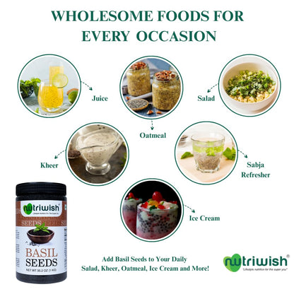 Nutriwish Halim Samen (Aliv/Gartenkresse-Samen), 250 g | Nährstoffreiche Superfood-Samen zum Verzehr | Perfekt für Salate, Suppen, Smoothies, Backwaren, Proteinsnacks & tägliche Wellness-Ernährung