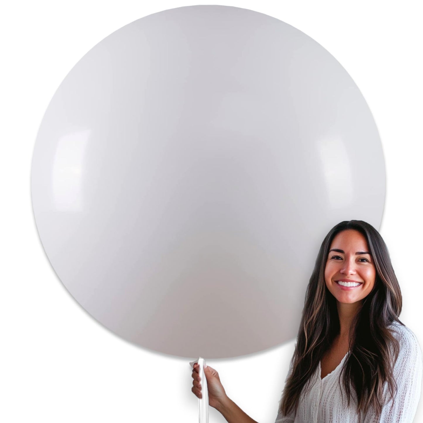 PartyWoo White Balloons 155pcs Different Sizes Pack of 18 12 10 5 Inch Matte White Latex Balloon Arch Kit Garland for Wedding Bridal Graduation Baby Shower Birthday Party Decorations White-Y13