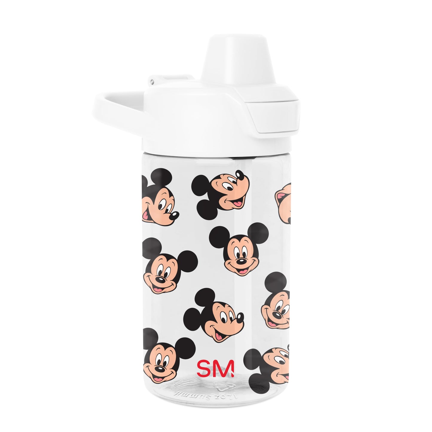 Simple Modern Peppa Pig Kids Tritan Plastic Summit Water Bottle | 12 oz BPA-Free Cup with Covered Leak Proof Straw Lid for Girls, Toddlers | Bubbles