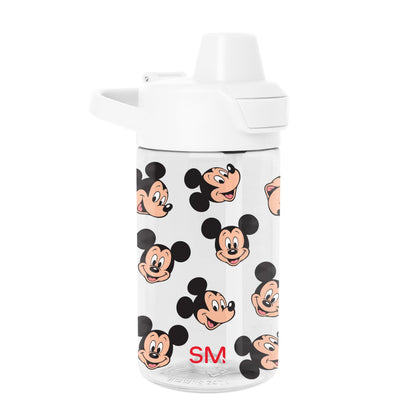 Simple Modern Peppa Pig Kids Tritan Plastic Summit Water Bottle | 12 oz BPA-Free Cup with Covered Leak Proof Straw Lid for Girls, Toddlers | Bubbles