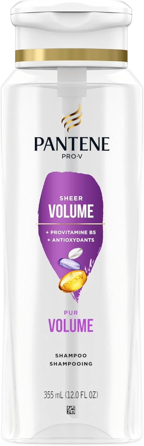 Pantene Sheer Volume 72 HR Fullness Shampoo, 355 mL