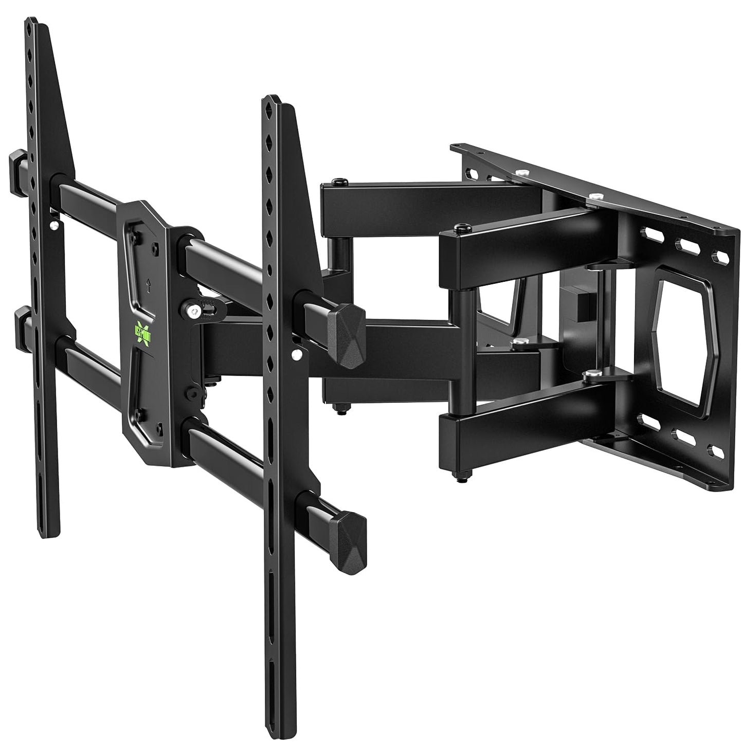 USX MOUNT Swivel TV Wall Mount for 26-60 Inch TVs up to 80 lbs, Single Articulating Arm, Full Motion TV Wall Mount Bracket with Swivel and Tilt, Max VESA 400x400mm