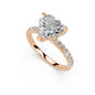 Heart Cut Lab Grown Diamond IGI Certified 3 Prong Hidden Halo Engagement Anniversary Wedding Ring in 14K Gold, Platinium for Women (1.0-5.0 Ct, F-G Color, VS1-VS2 Clarity)