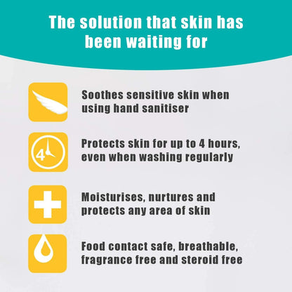 Barrier Cream 1000ml Lotion Waterproof Skin Protection | Clinically proven relief for contact dermatitis, dryness, suitable for hands, body, face