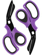 MEUUT 2 Pack Medical Scissors Trauma Shears for Left and Right Hand -Patented Bandage Scissors All Purpose with Non-Stick Blades, Surgical Grade Shears Stainless Steel EMT Scissors for Nurses EMT