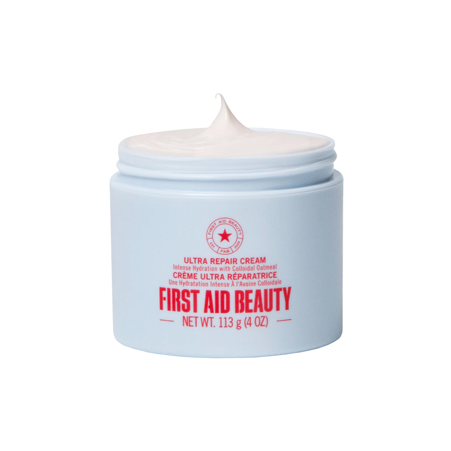 First Aid Beauty Ultra Repair Cream – Eczema Relief & Skin Barrier Repair Moisturizer with Colloidal Oatmeal & Ceramides, for Sensitive Dry Skin, Face & Body, 170.1g