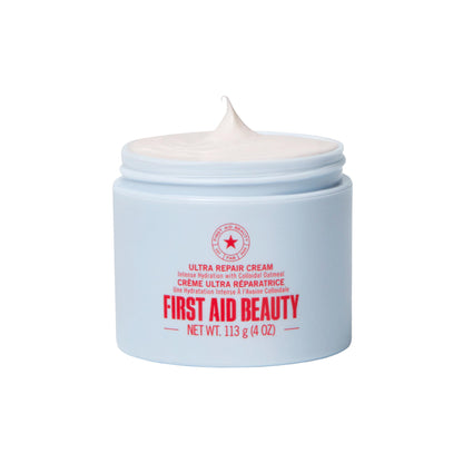 First Aid Beauty Ultra Repair Cream – Eczema Relief & Skin Barrier Repair Moisturizer with Colloidal Oatmeal & Ceramides, for Sensitive Dry Skin, Face & Body, 170.1g