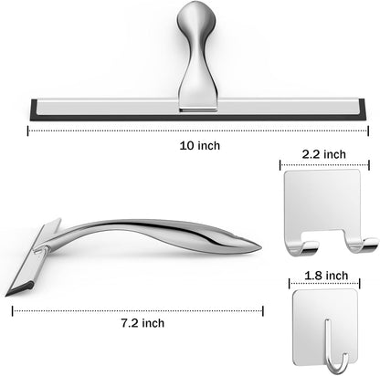 All-Purpose Stainless Steel Shower Squeegee by Docrok