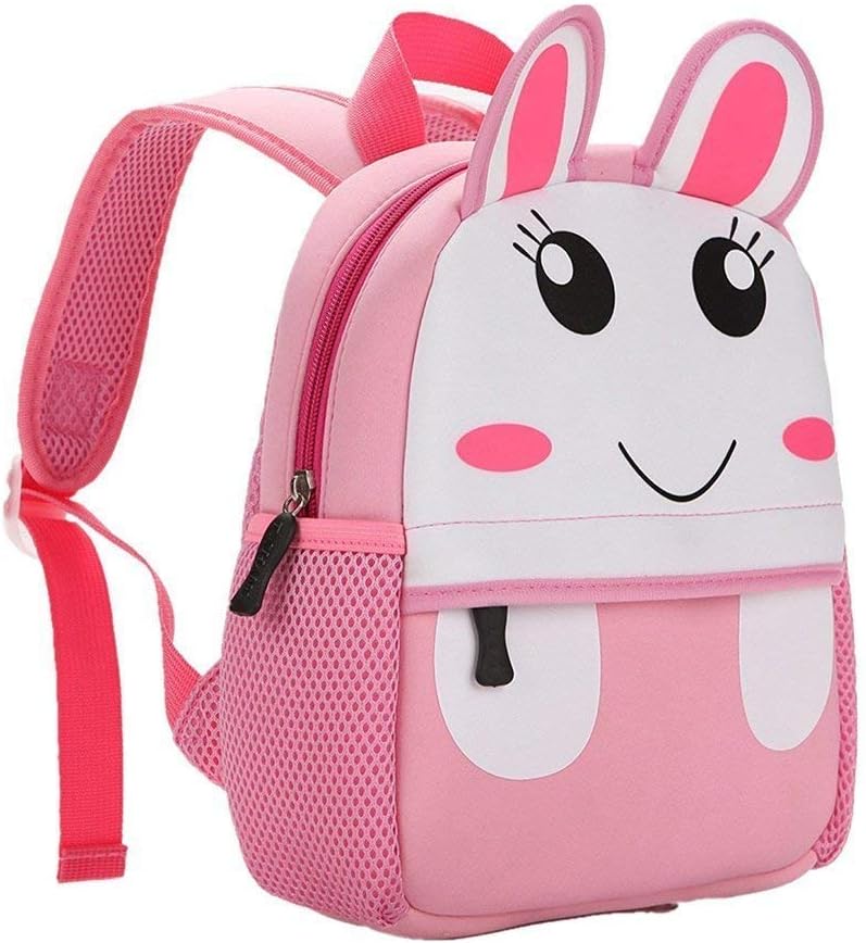 Geanmoki Kinderrucksack, Baby Jungen Mädchen Kleinkind Vorschule Rucksack Kinderrucksäcke Taschen, Hase, Einheitsgröße, Klassisch