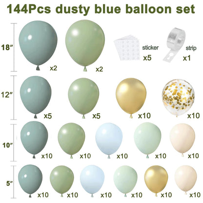 Blush Pink Ballons Girlande Bogen Kit, 144 Stücke Retro Rosa Roségold Sand Weiß Konfetti Ballons für Brautparty Valentinstag Hochzeit Verlobung Geburtstag Party Dekorationen……