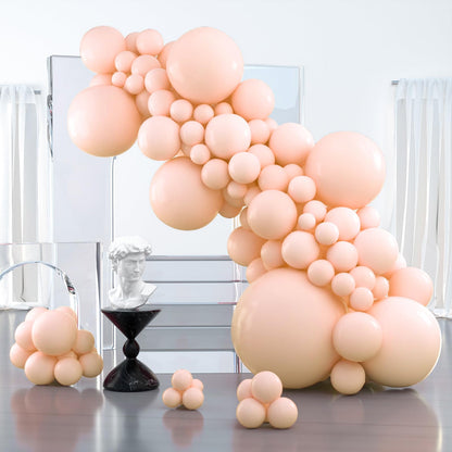 PartyWoo Light Pink Balloons 100 pcs Different Sizes of 36 18 12 10 5 Inch Pastel Baby Pale Pink Balloon Arch Kit Garland for Baby Shower Valentine's Day Princess Birthday Party Decorations Pink-Y48