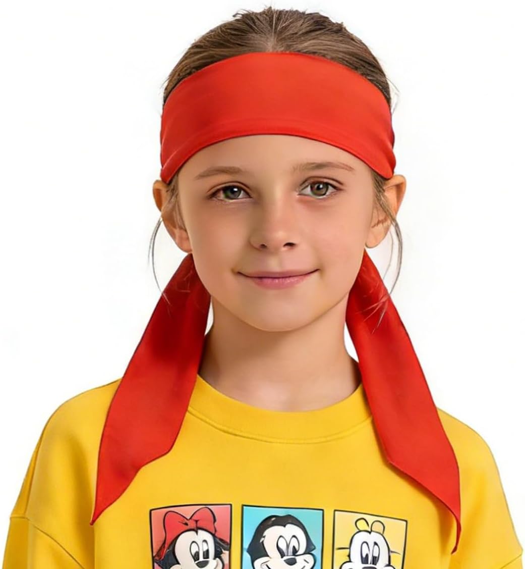 Stirnbänder für Kinder, Ninja Karate Sports Stirnbänder Schweißbänder Haarbänder für Jungen und Mädchen (3 Stück)