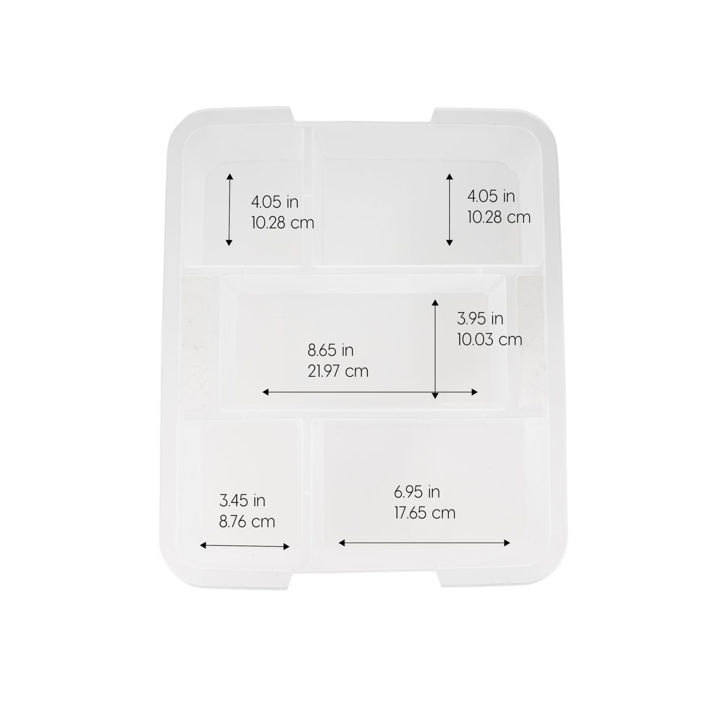 IRIS USA 6-Pack Clip Box with Latching Lids, 18 Quart Craft Storage Bins, Art & Writing Supply Containers for Home, Office & Classroom Organization