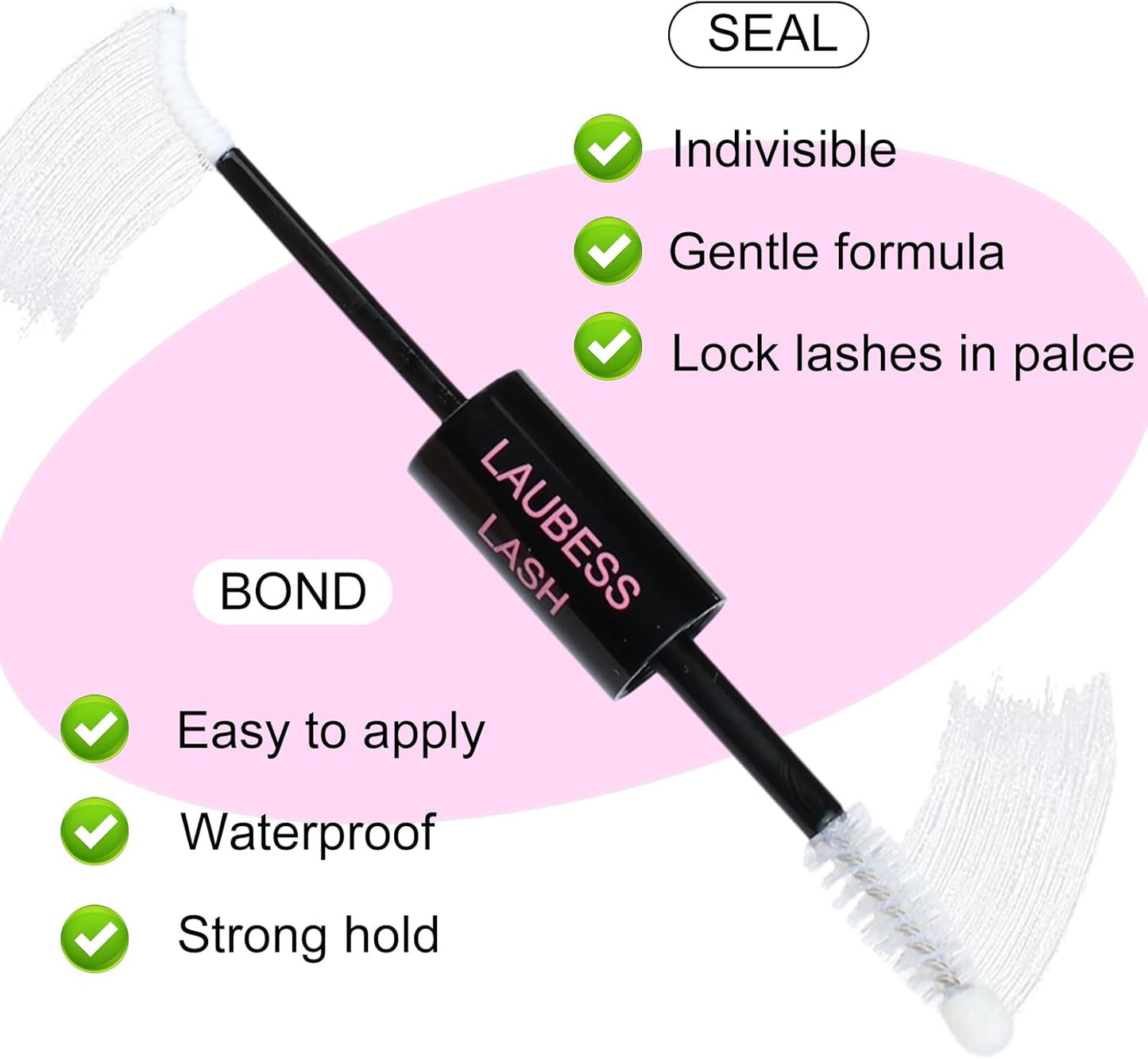 Wimpernverlängerungs-Set 20D+40D Cluster mit Kleber und Versiegelung – Wasserdichtes DIY-Wimpernverlängerungs-Set mit Pinzette (Set 20D/40D-0.07D-9-16Mix)